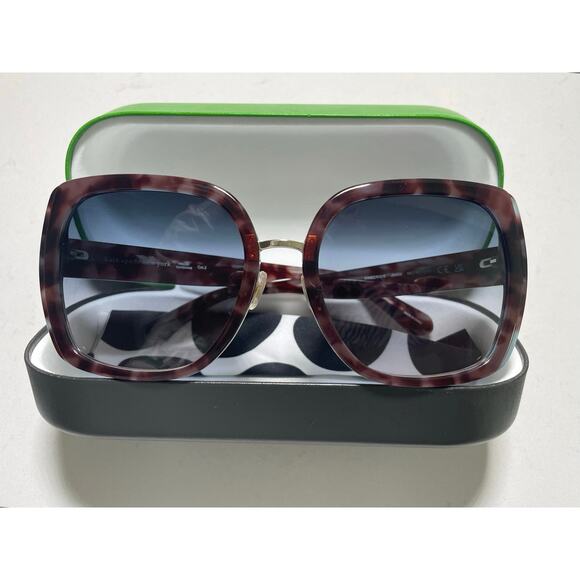 Kate Spade Sunglasses Hello Sunshine NEW Kimber/G/S JBW Blue Gradient/Blue Lens